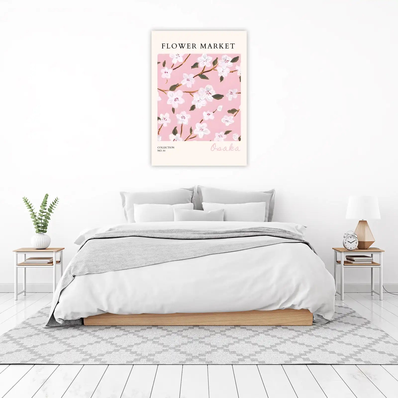 Osaka Blossom Flower Market Wall Art