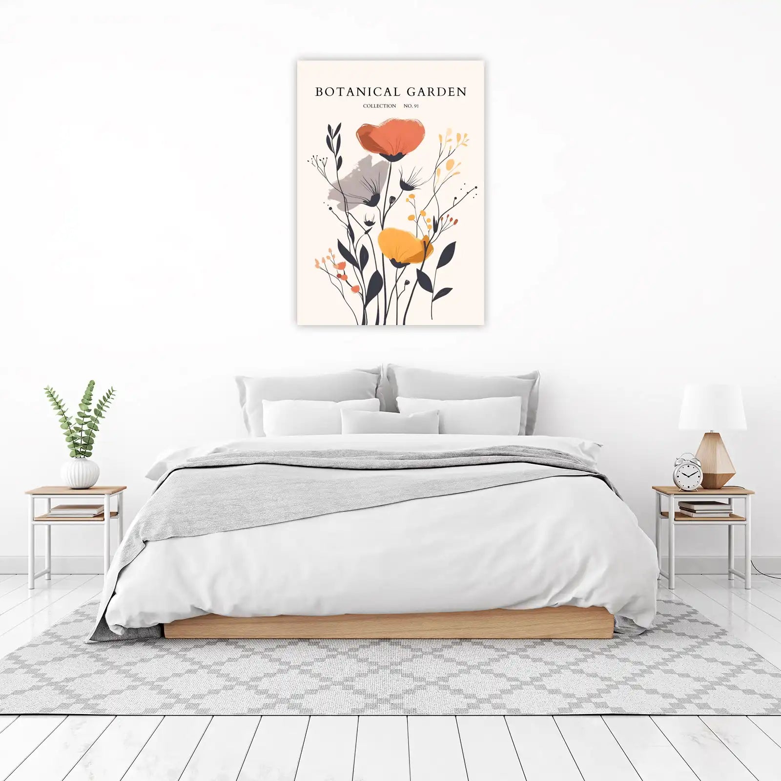 Botanical Garden Poppy Wall Art