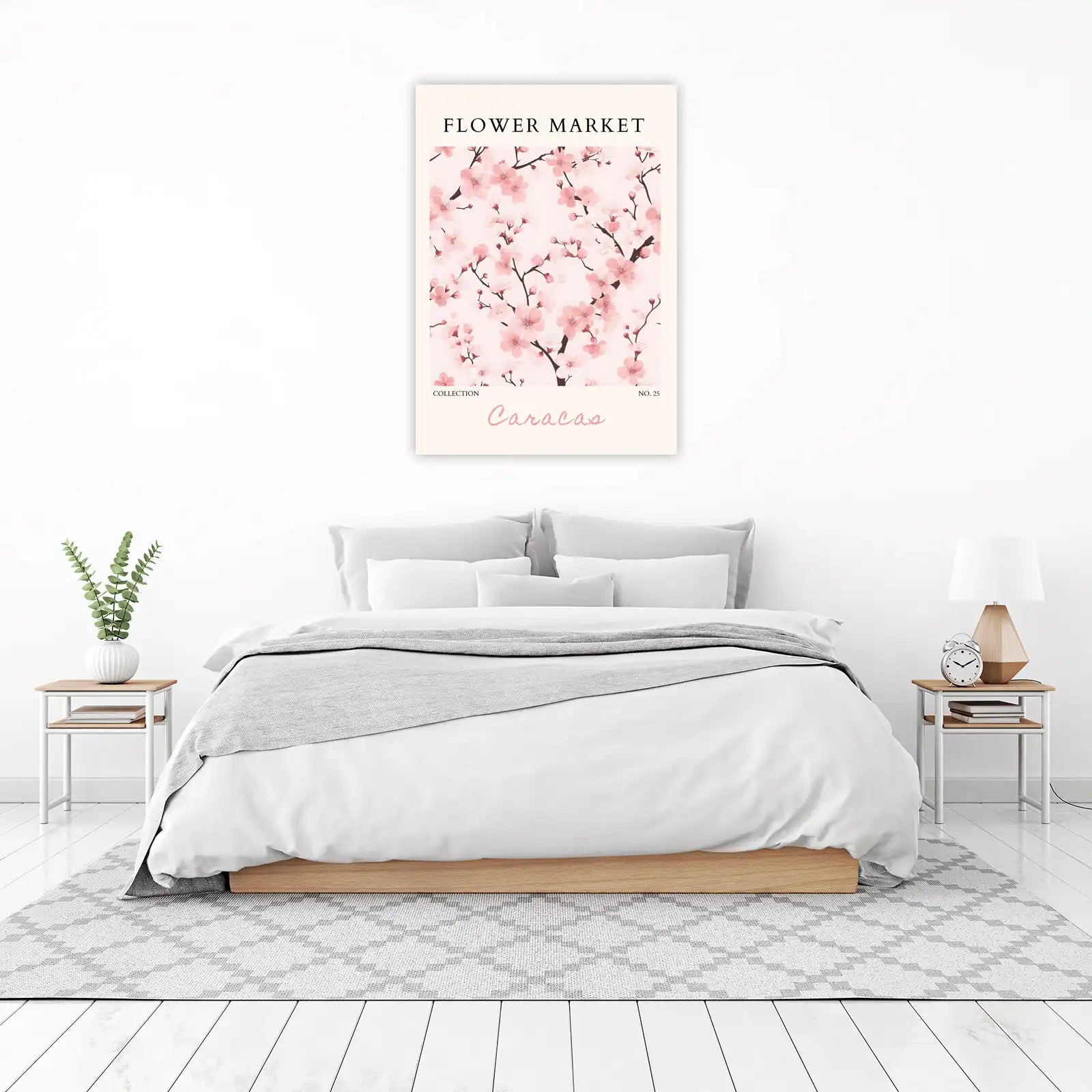 Delicate Cherry Blossom Floral Wall Art