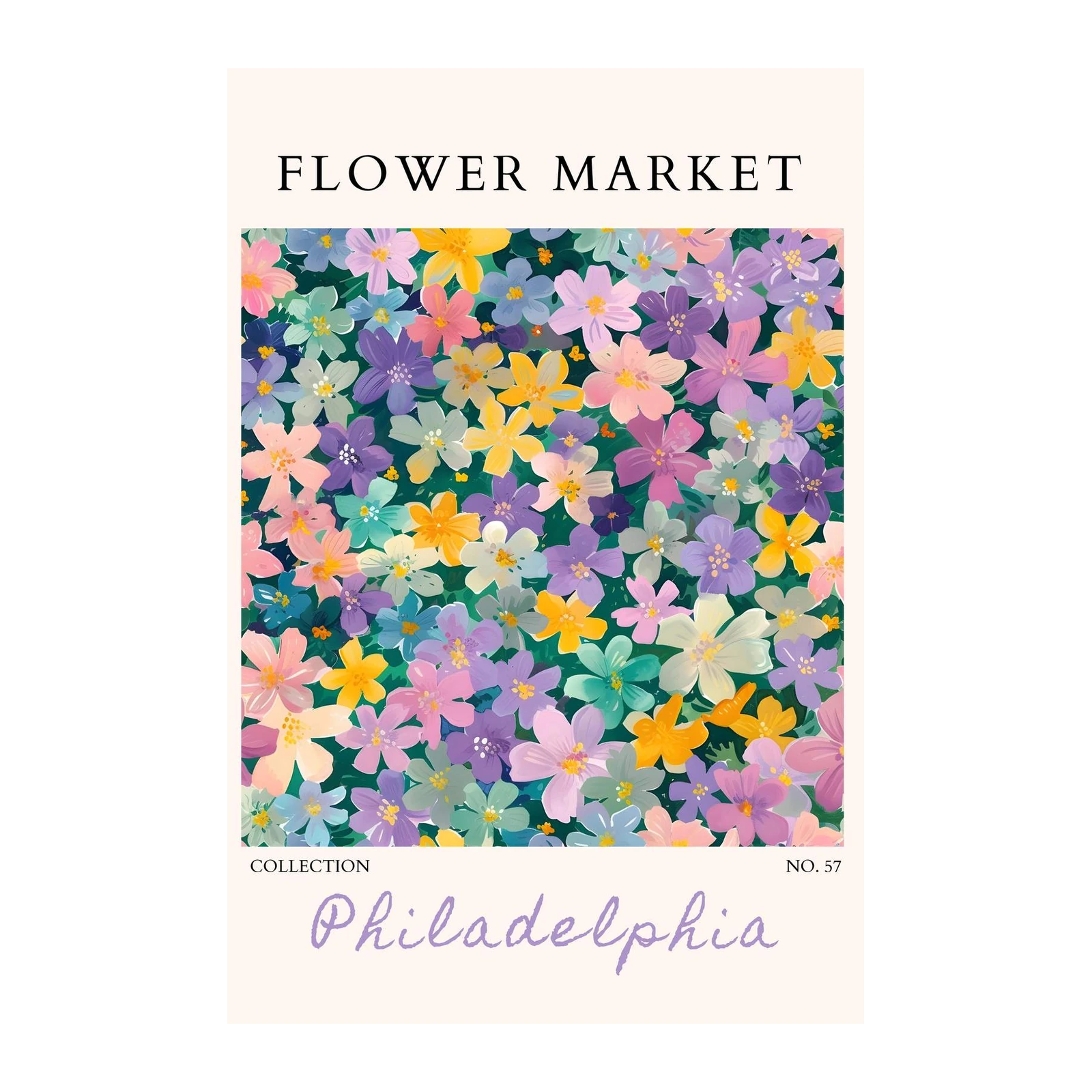 Philadelphia Floral Delight Wall Art