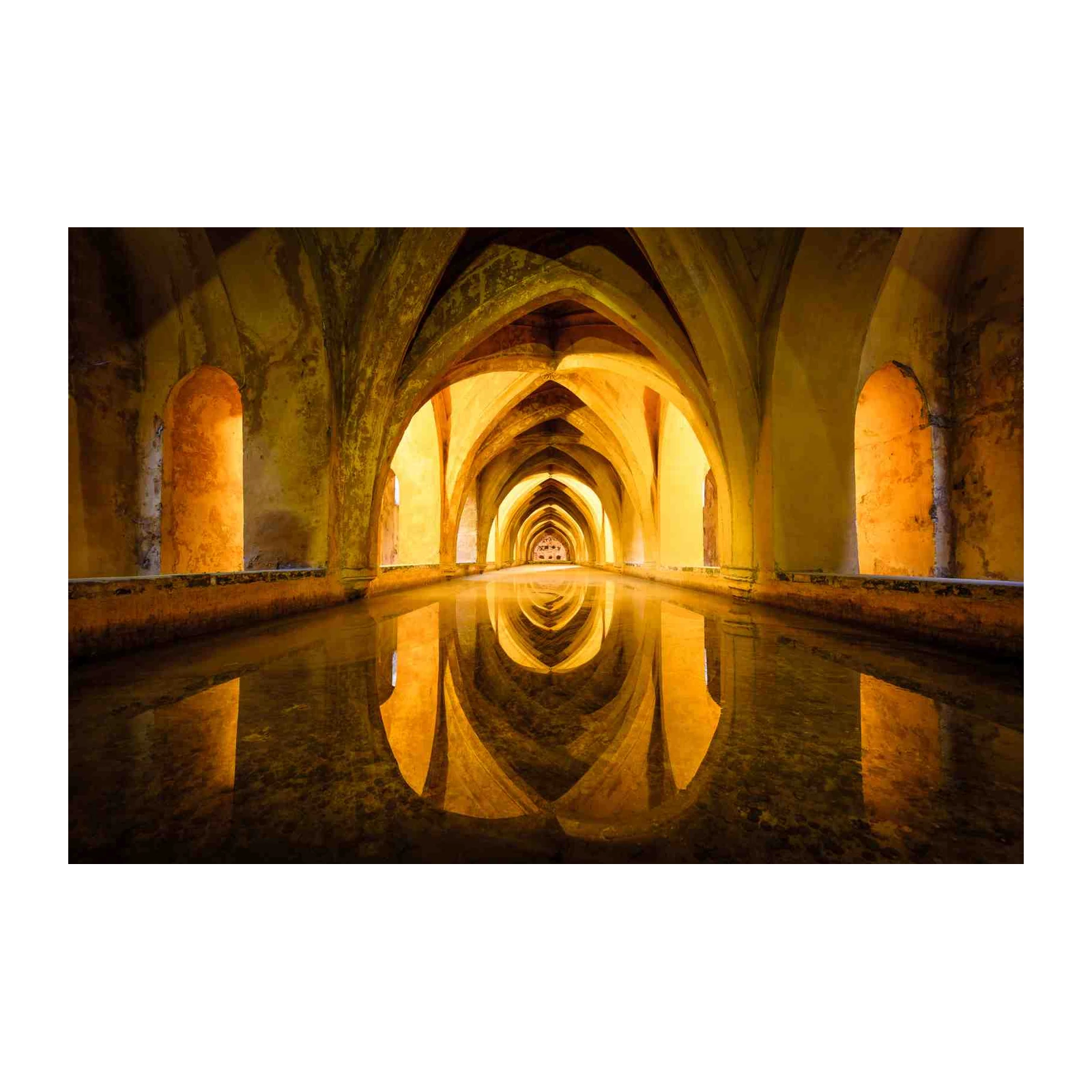 Ancient Arches & Water Reflections Wall Art