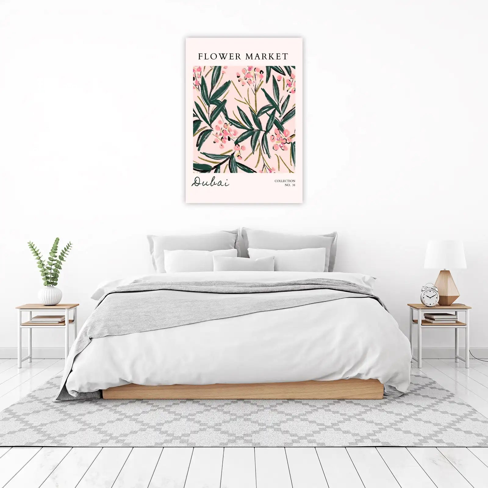 Dubai Floral Market Botanical Wall Art