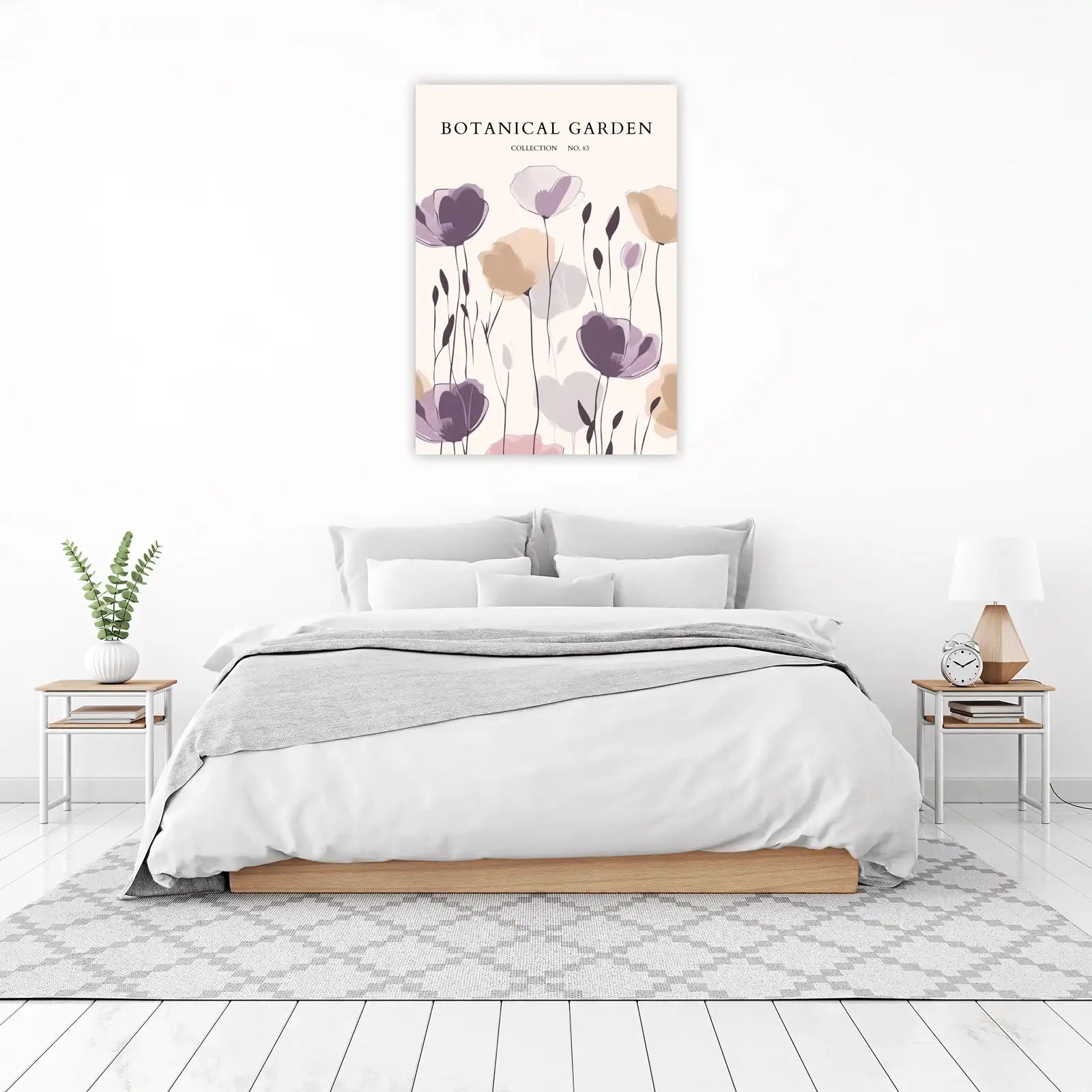 Abstract Floral Botanical Garden Wall Art