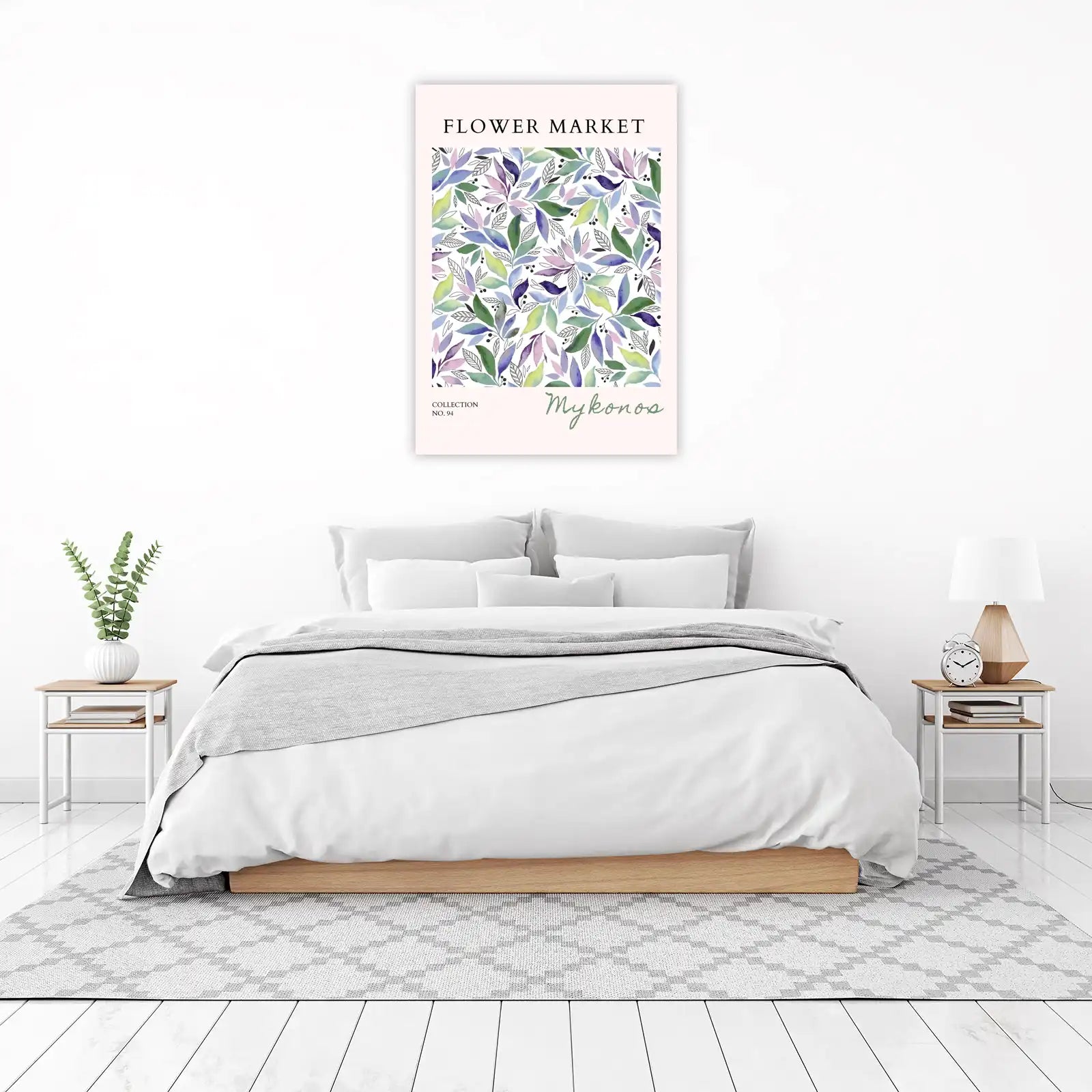 Watercolor Floral Delight Wall Art