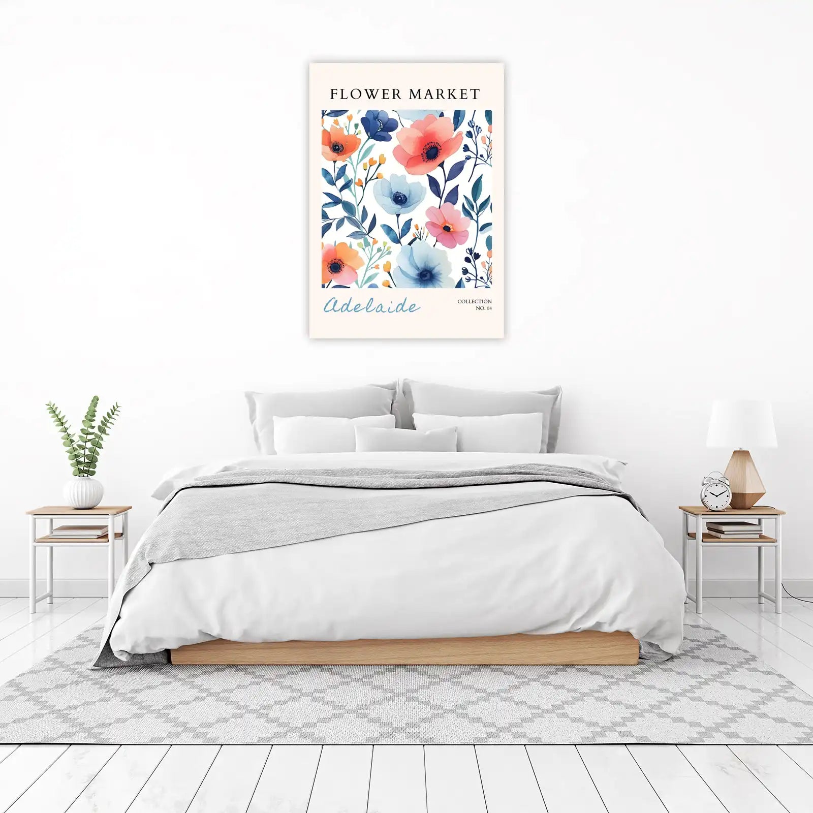 Adelaide Floral Watercolor Wall Art
