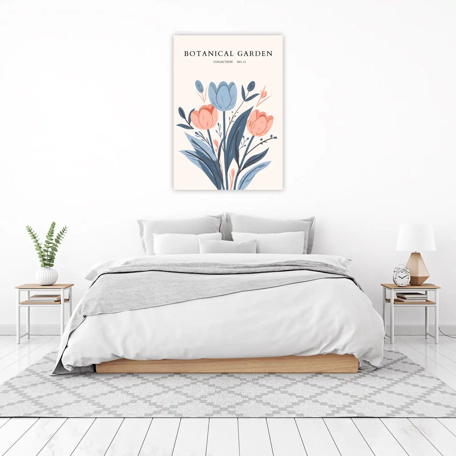 Soft Botanical Tulips Wall Art Wall Art