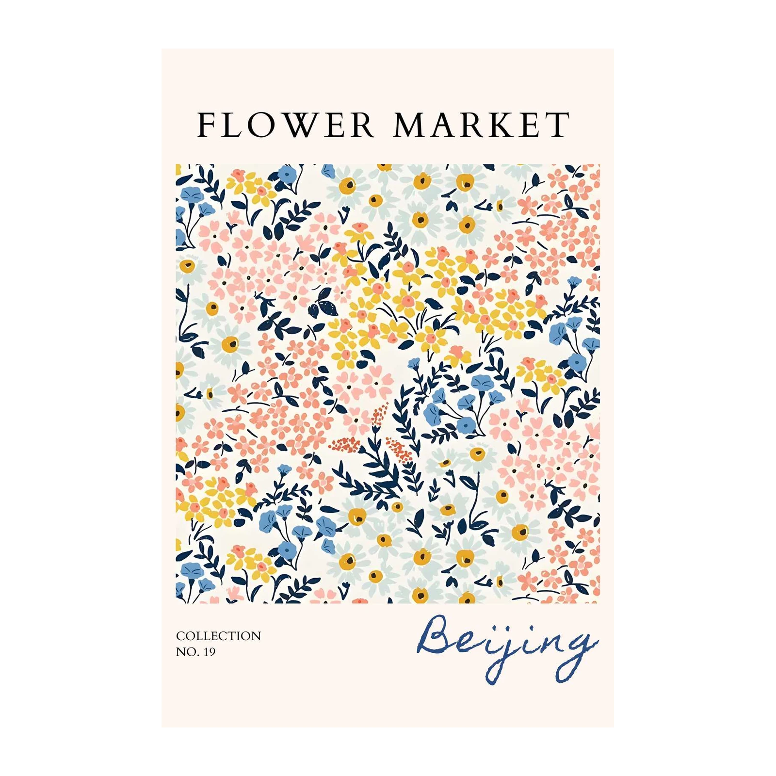 Floral Market Beijing Collection 19 Wall Art