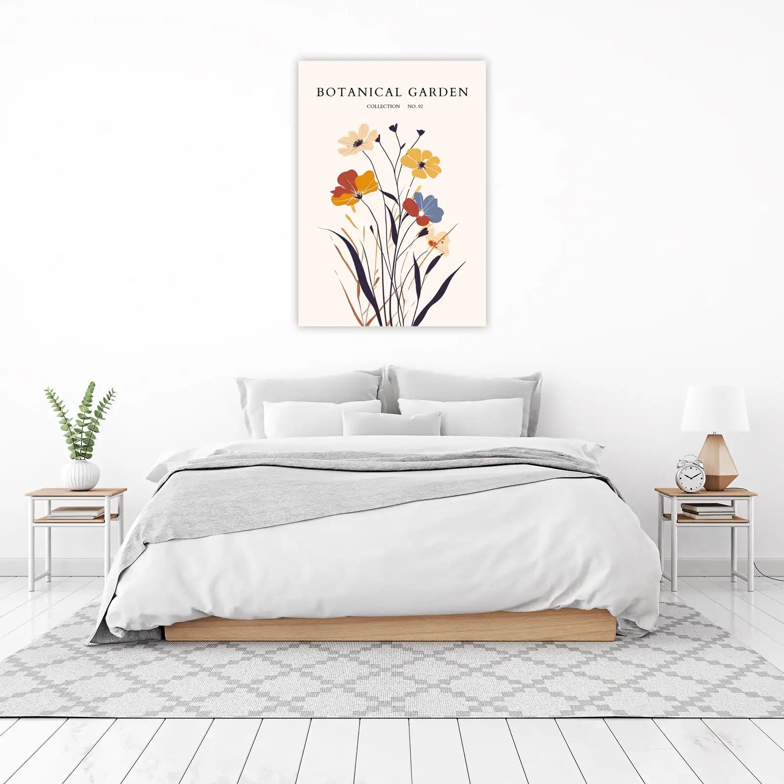 Modern Botanical Garden Art Wall Art