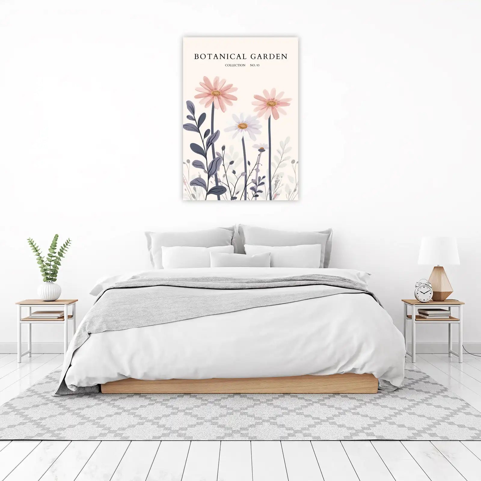 Botanical Garden Daisies Wall Art
