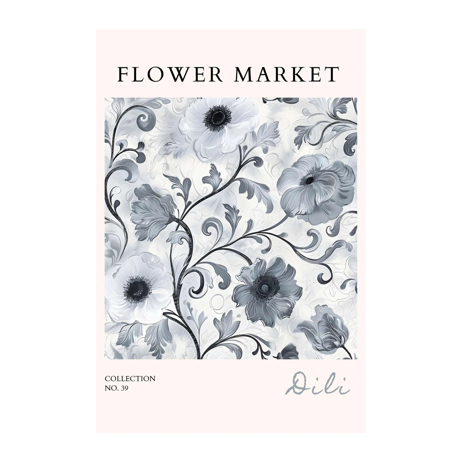 Elegant Floral Market Wall Art Wall Art