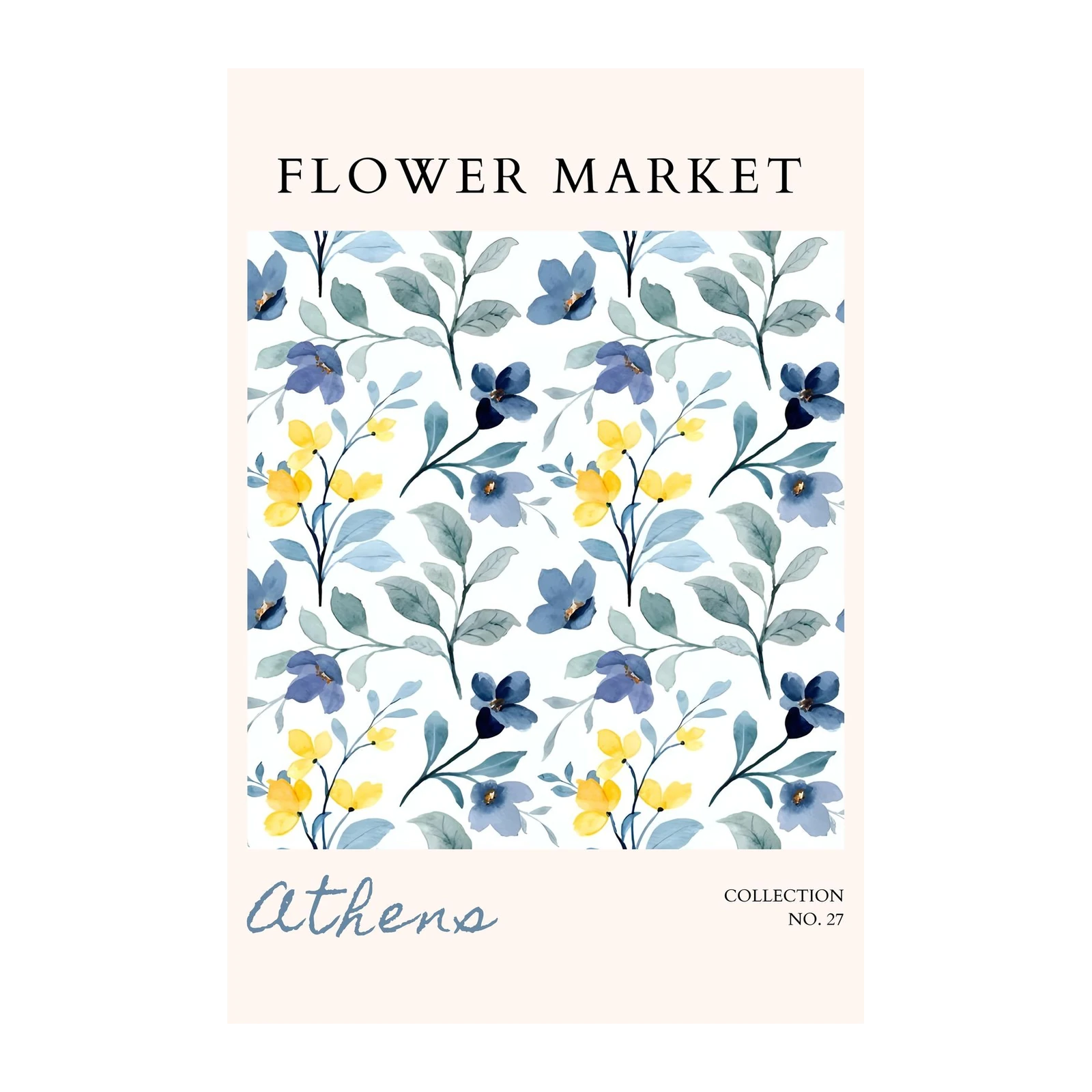 Watercolor Floral Delight Wall Art