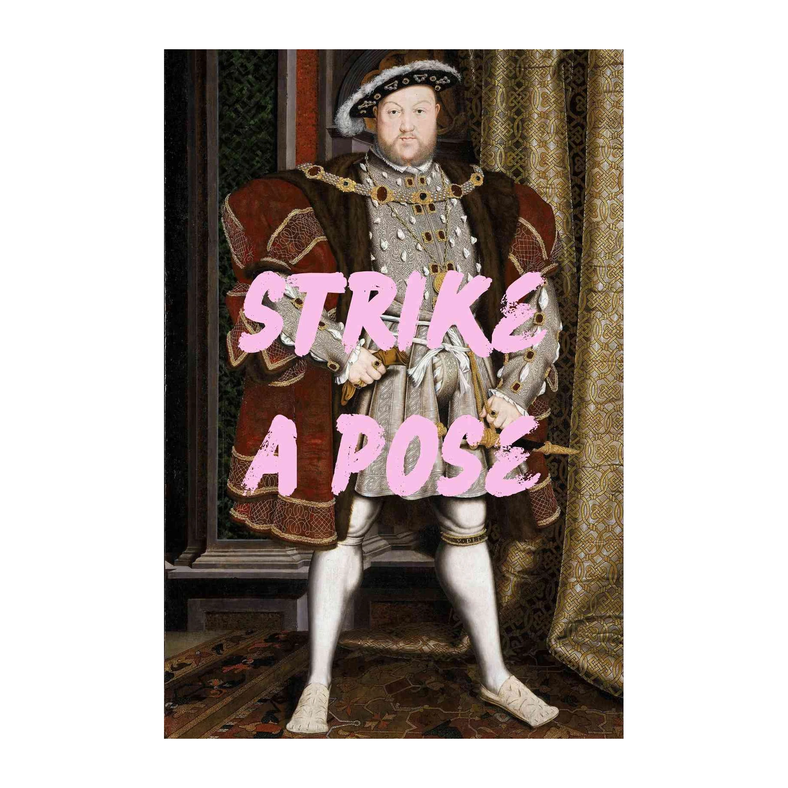 Bold Henry VIII 'Strike A Pose' Wall Art