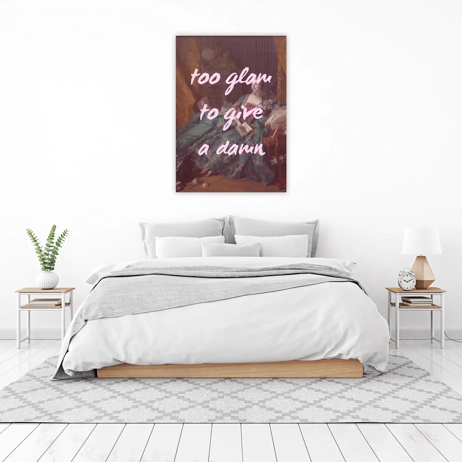 Too Glam to Give a Damn Wall Art