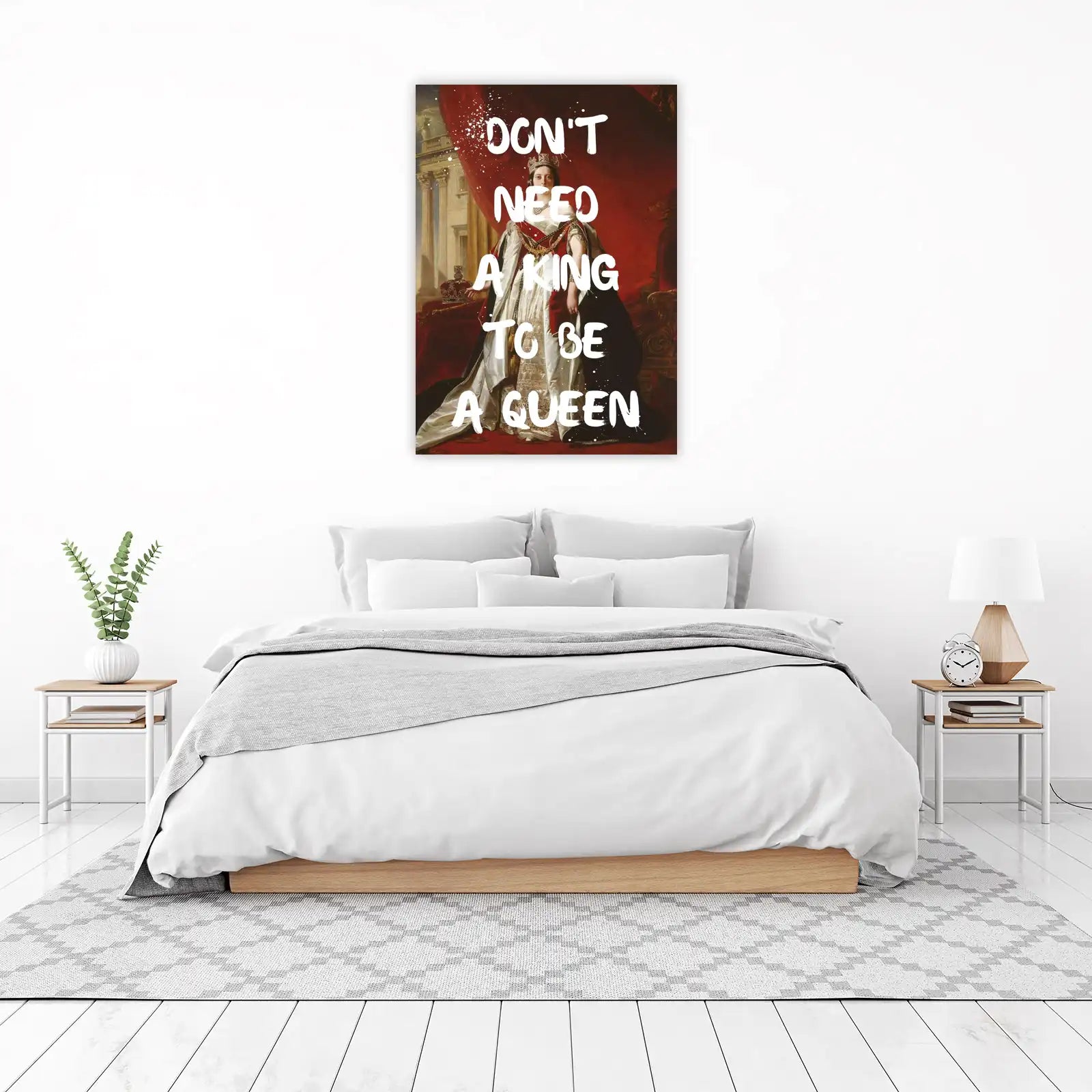 Empowering Queen Art: Don't Need A King Wall Art