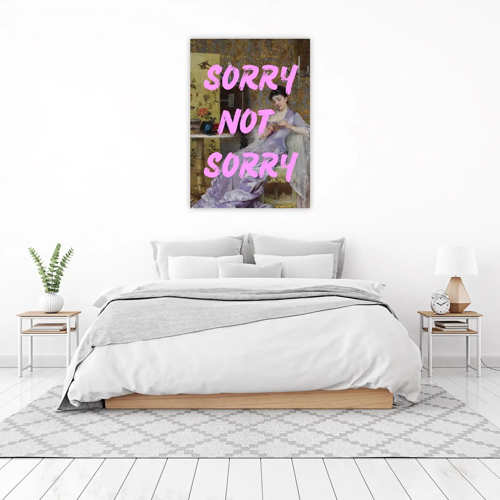 Victorian "Sorry Not Sorry" Wall Art