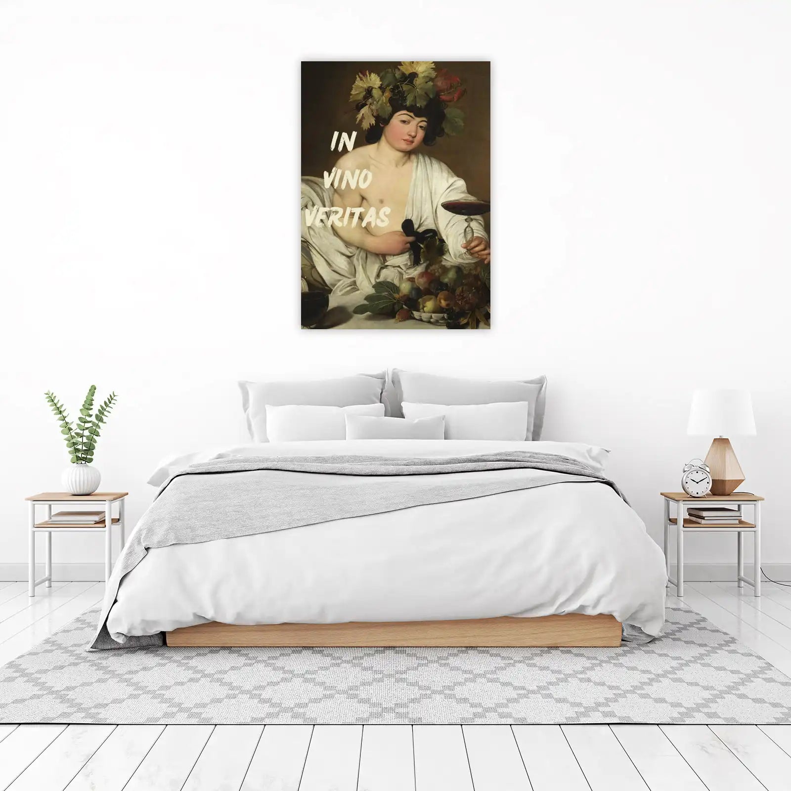 In Vino Veritas Bacchus Wall Art Art