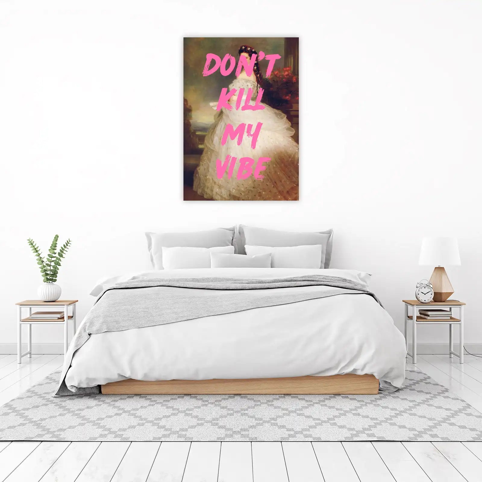 Vintage Empress "Don't Kill My Vibe" Wall Art