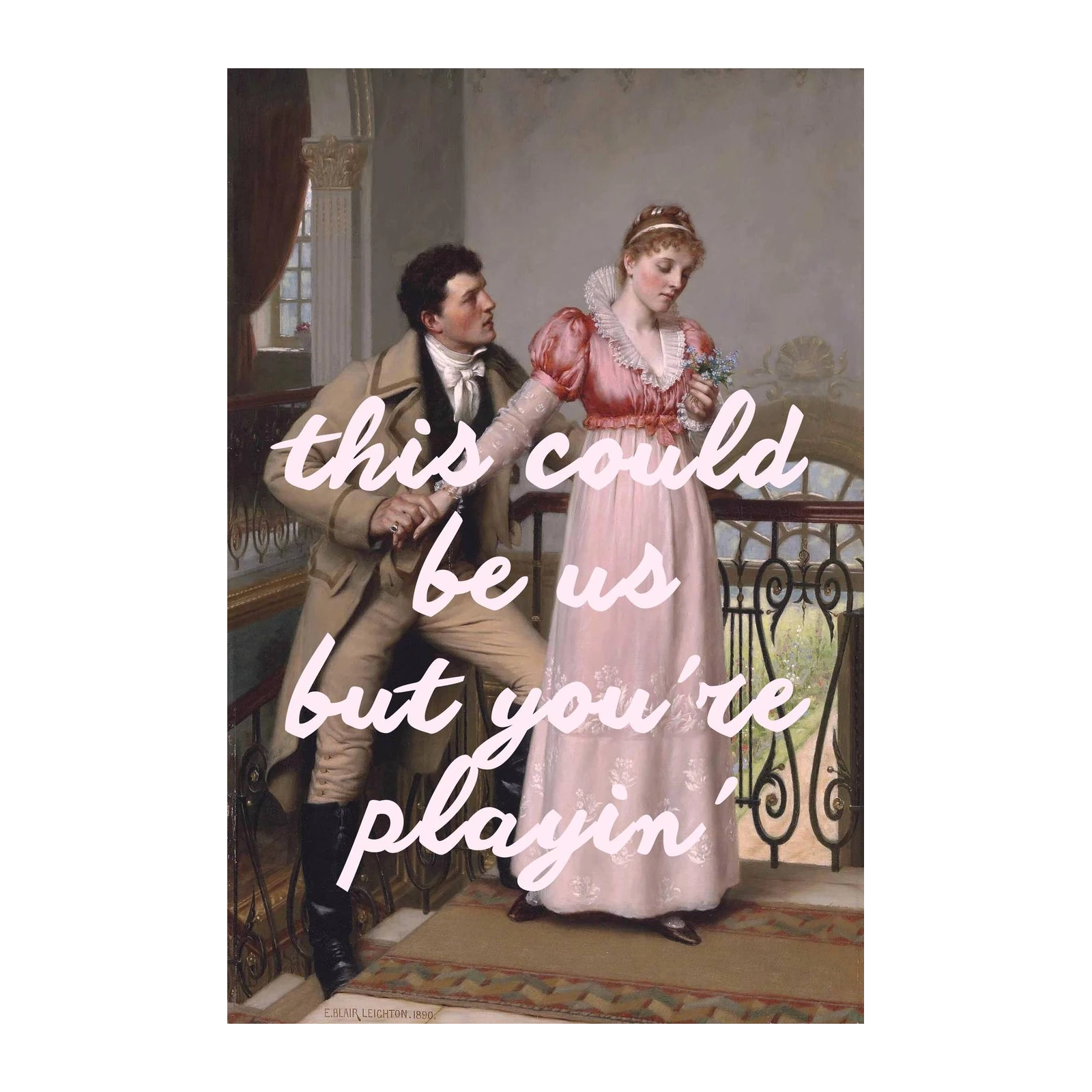 Victorian Romance "This Could Be Us" Wall Art