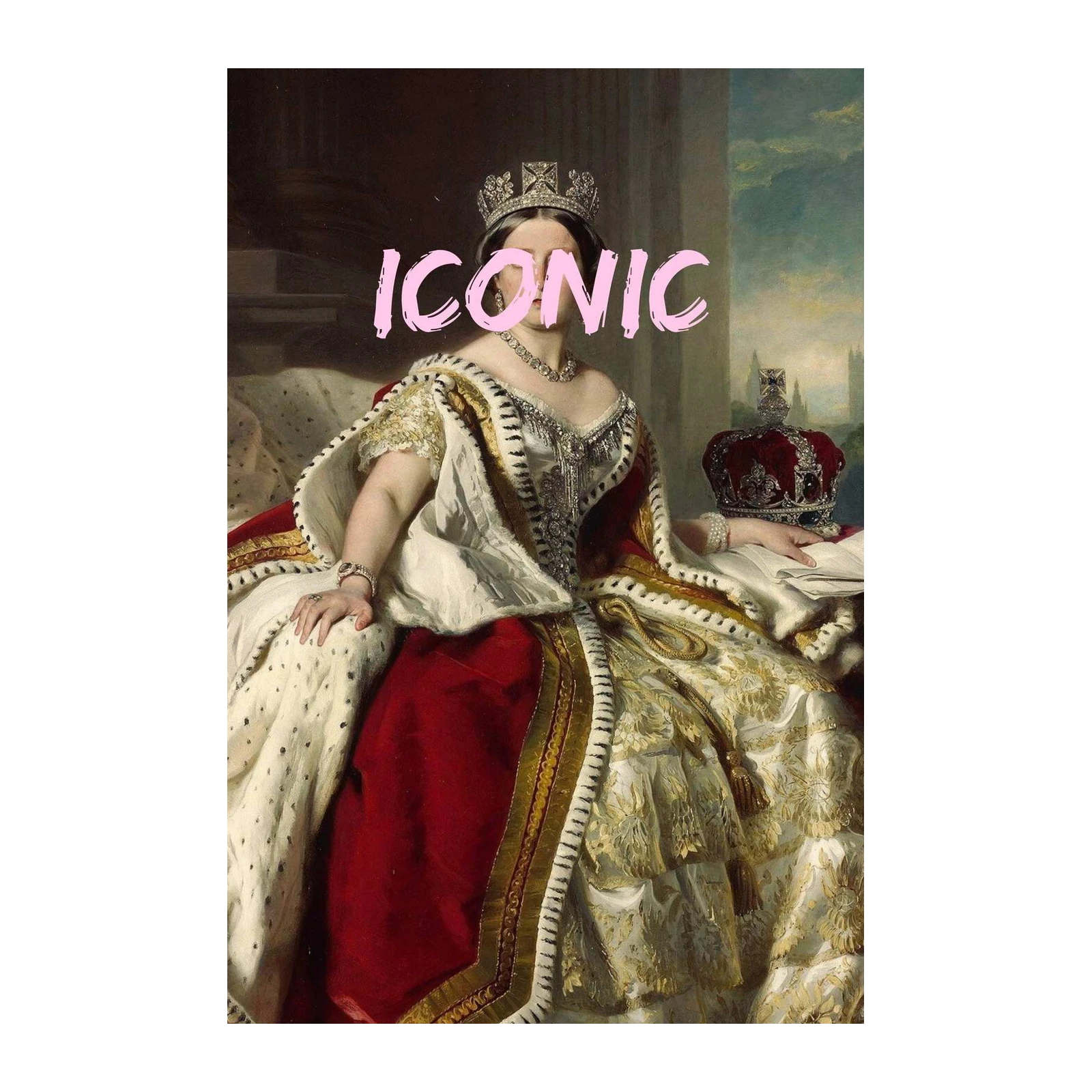Regal Empress "ICONIC" Vintage Portrait Wall Art