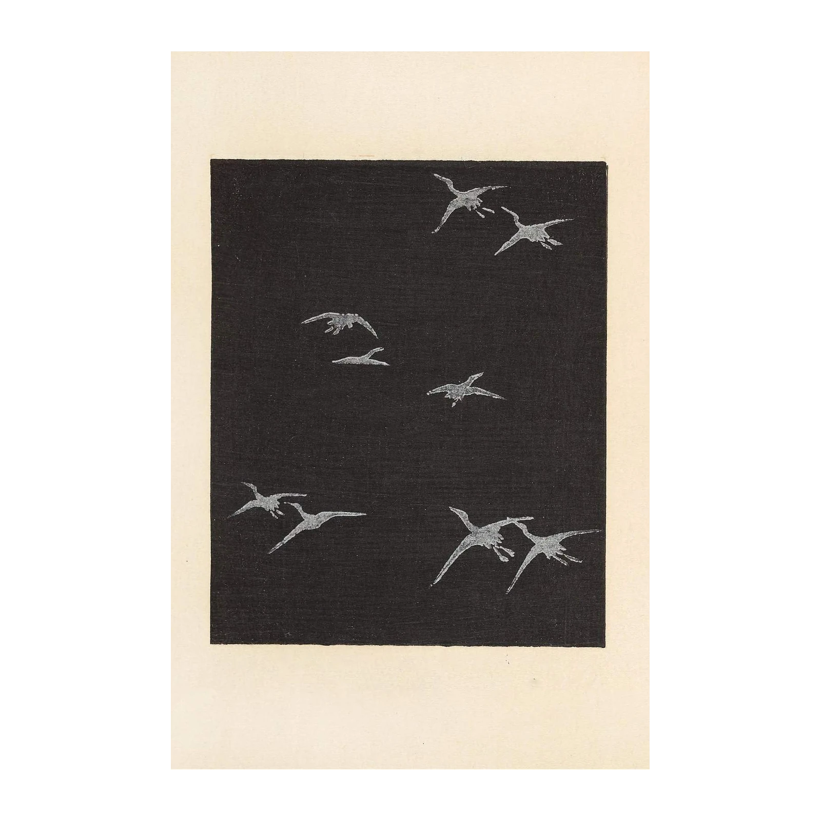 Flock of Birds in Flight Wall Art