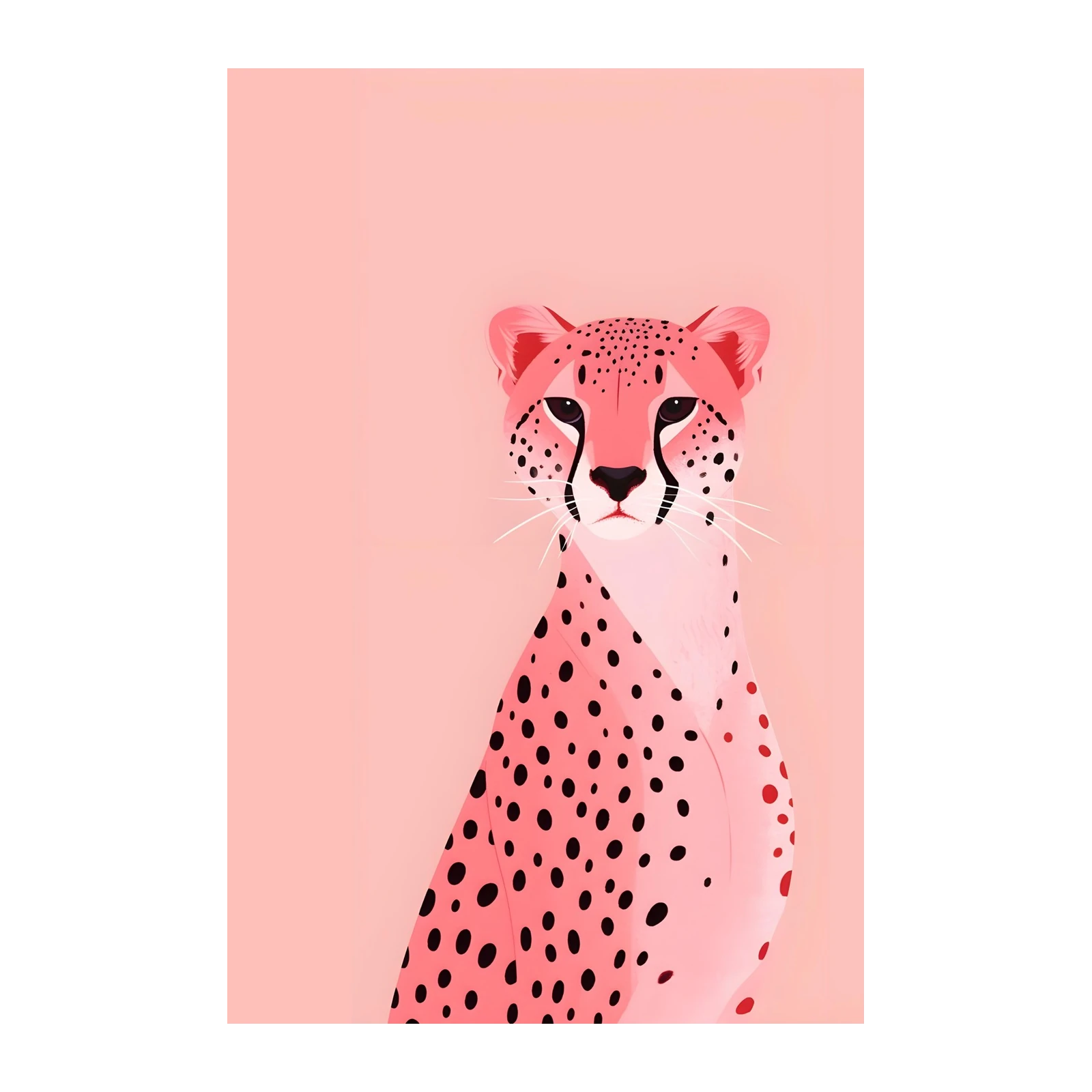 Pink Cheetah Pop Art Wall Art