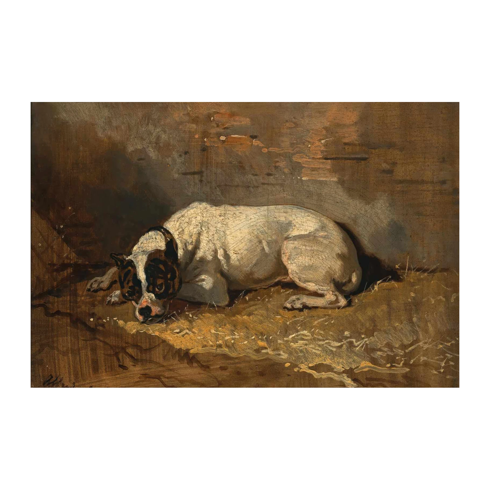 Loyal Companion Vintage Dog Art Wall Art