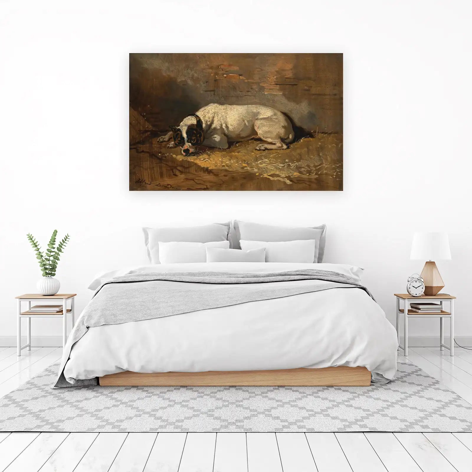 Loyal Companion Vintage Dog Art Wall Art