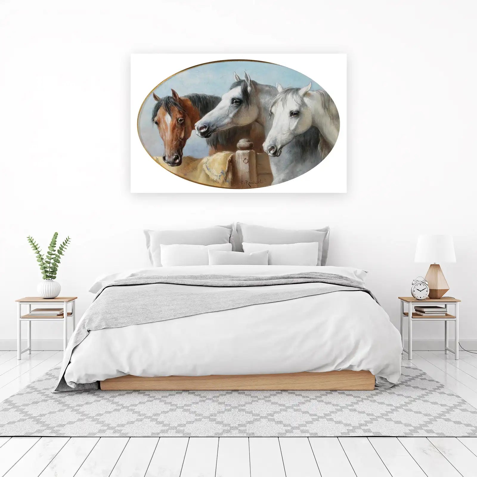Majestic Equine Trio Horse Wall Art