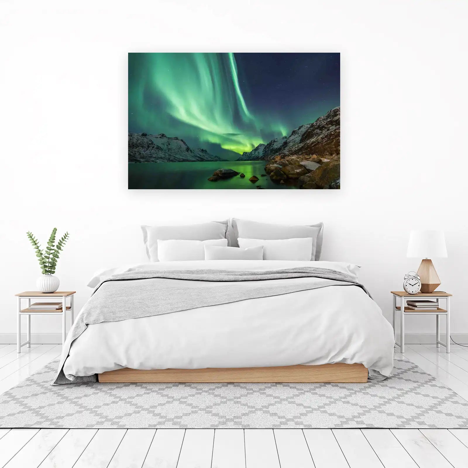 Enchanting Aurora Borealis Arctic Night Wall Art