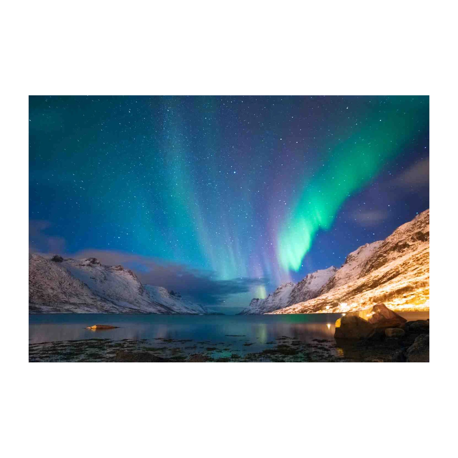Northern Lights Arctic Serenity Wall Art