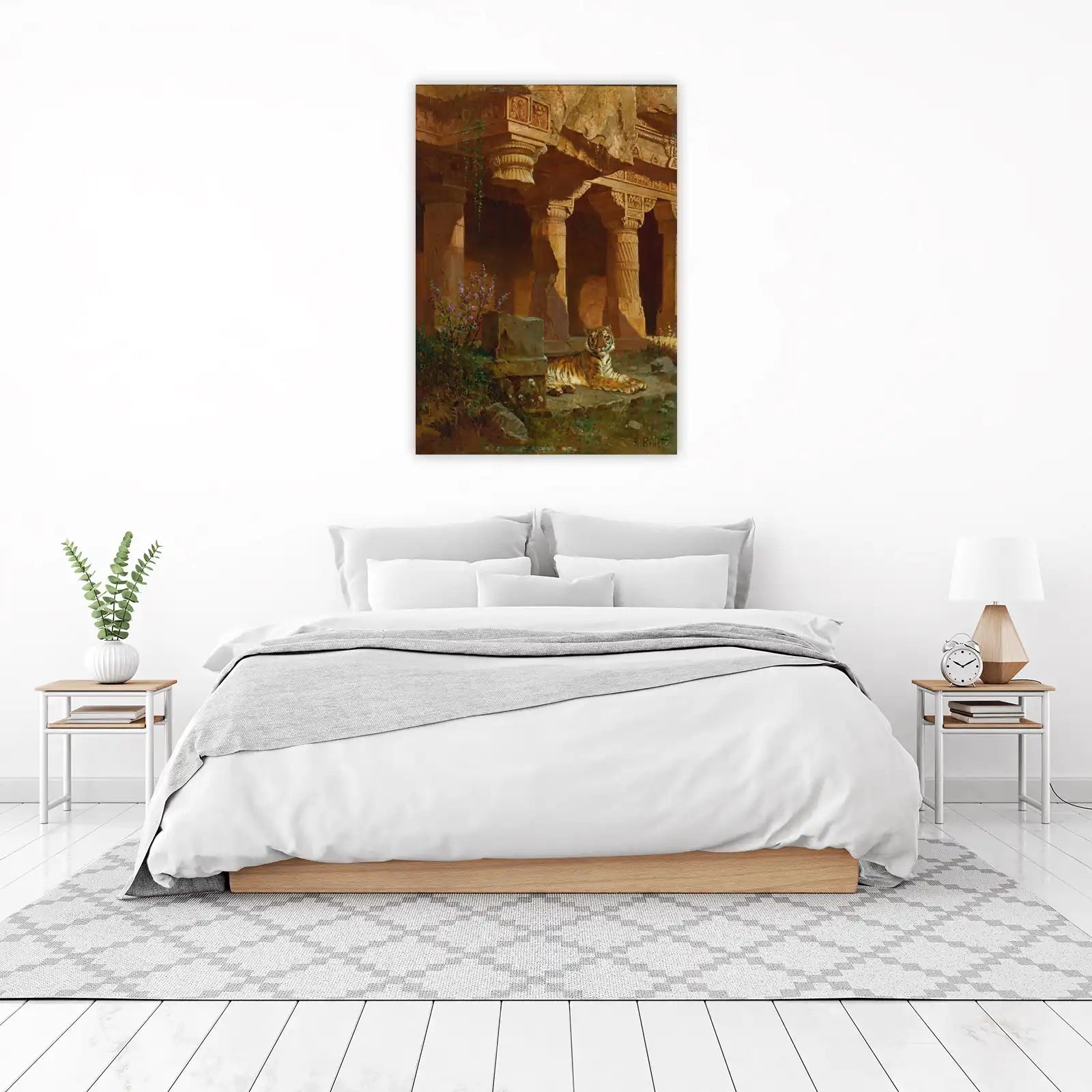 Majestic Tiger Ruins Wall Art