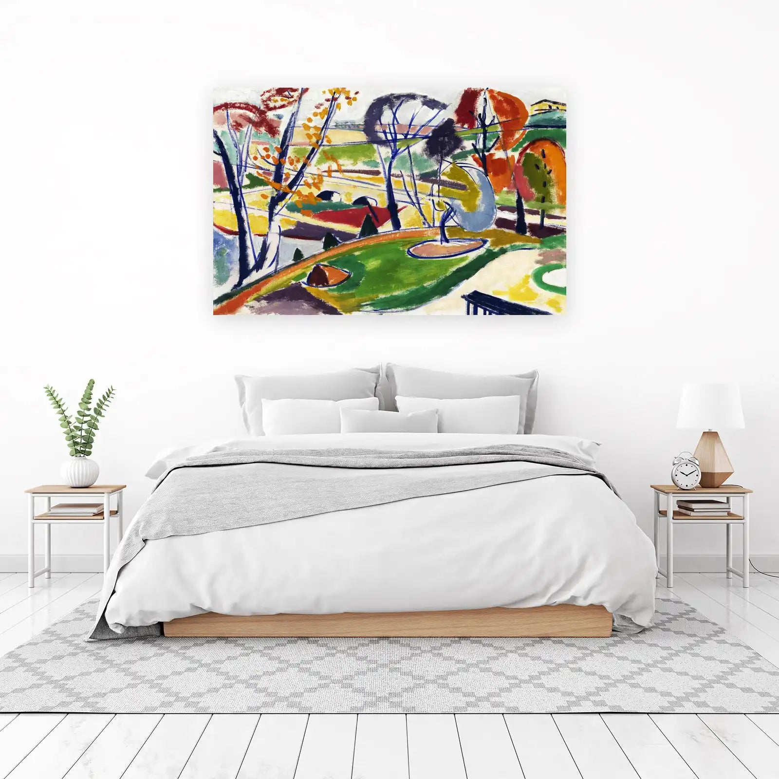 Vibrant Autumn Landscape Wall Art