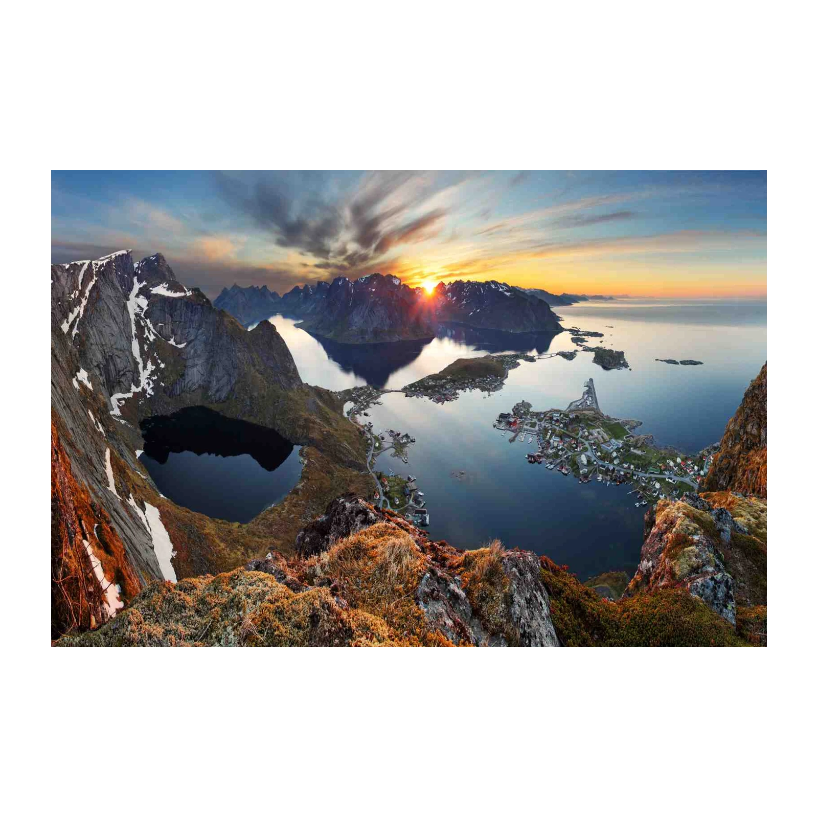 Norwegian Lofoten Islands Sunset Wall Art