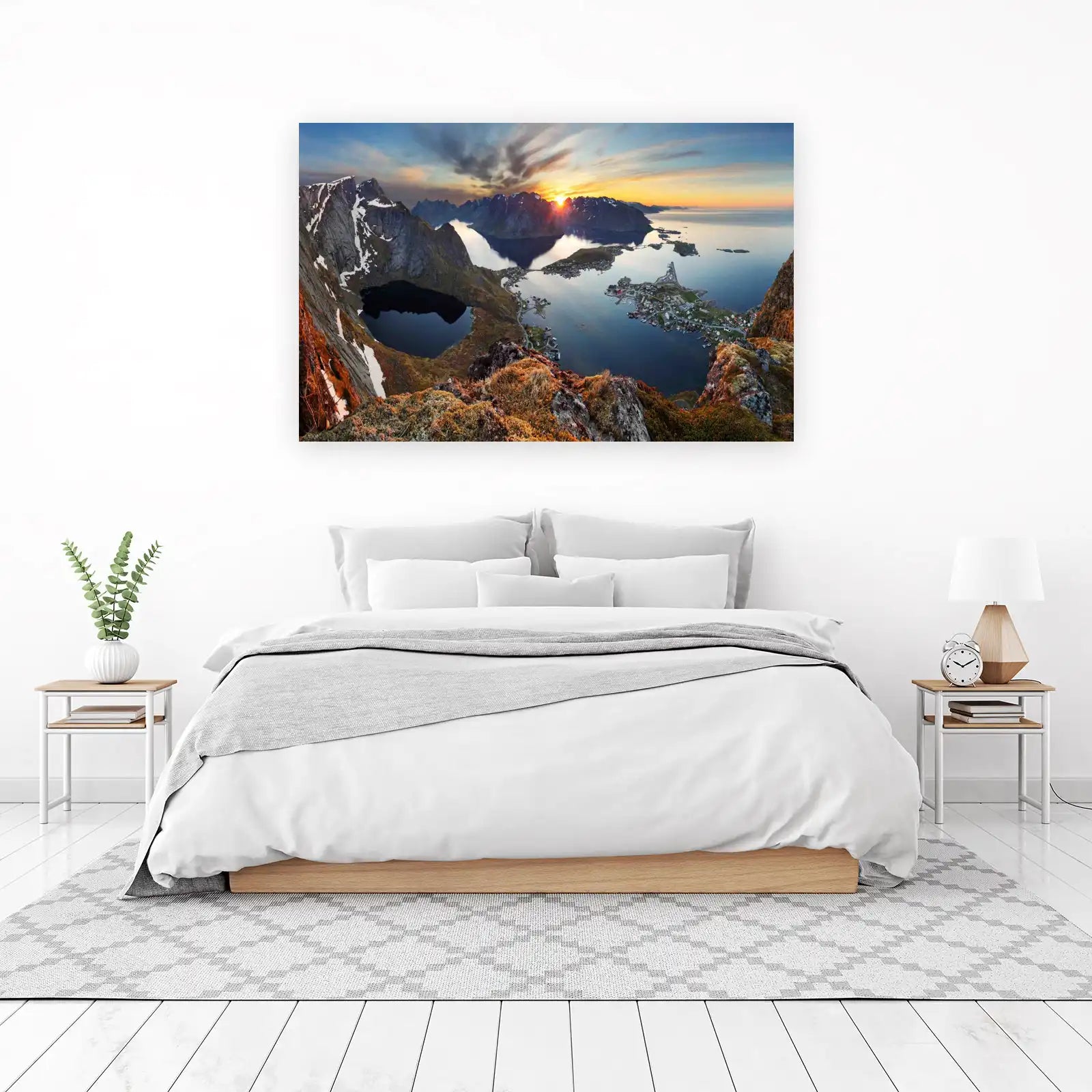 Norwegian Lofoten Islands Sunset Wall Art