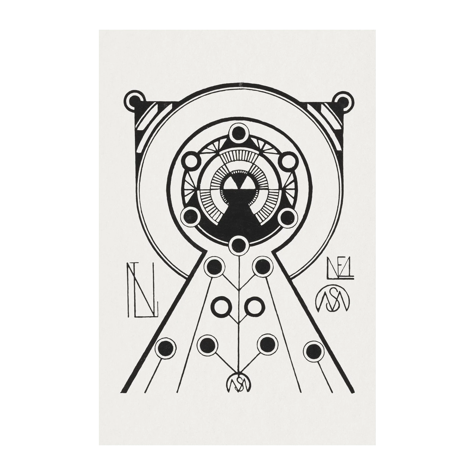 Geometric Mysticism Abstract Art Wall Art