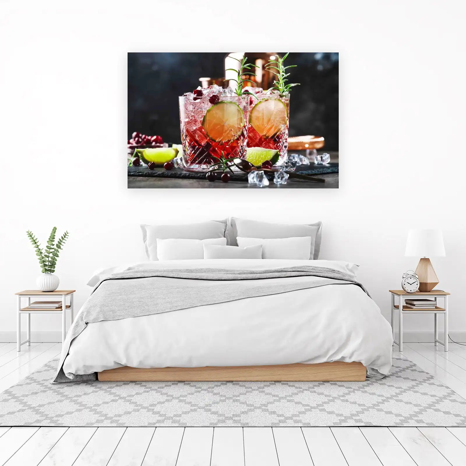 Refreshing Cranberry Cocktail Art Wall Art