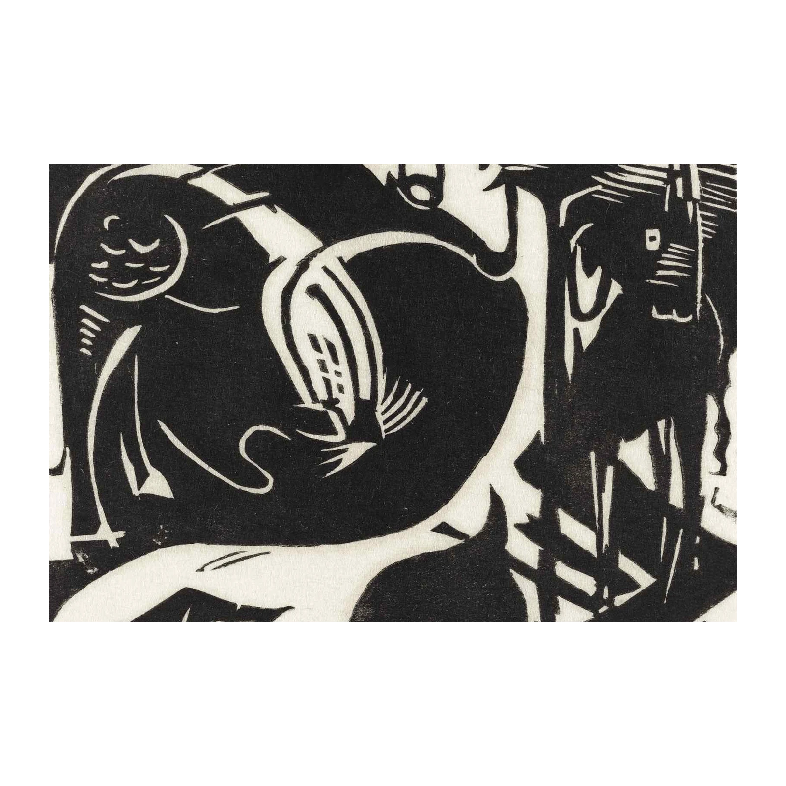 Bold Black & White Abstract Art Wall Art