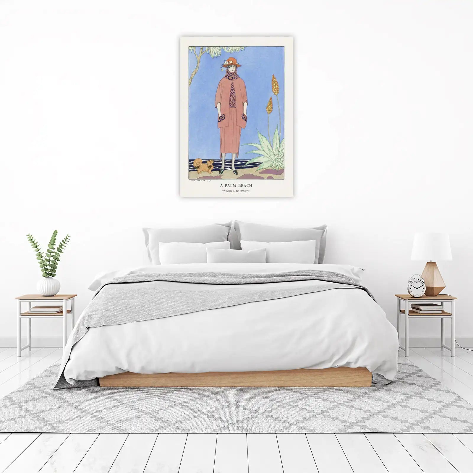Art Deco Fashion Palm Beach Wall Art