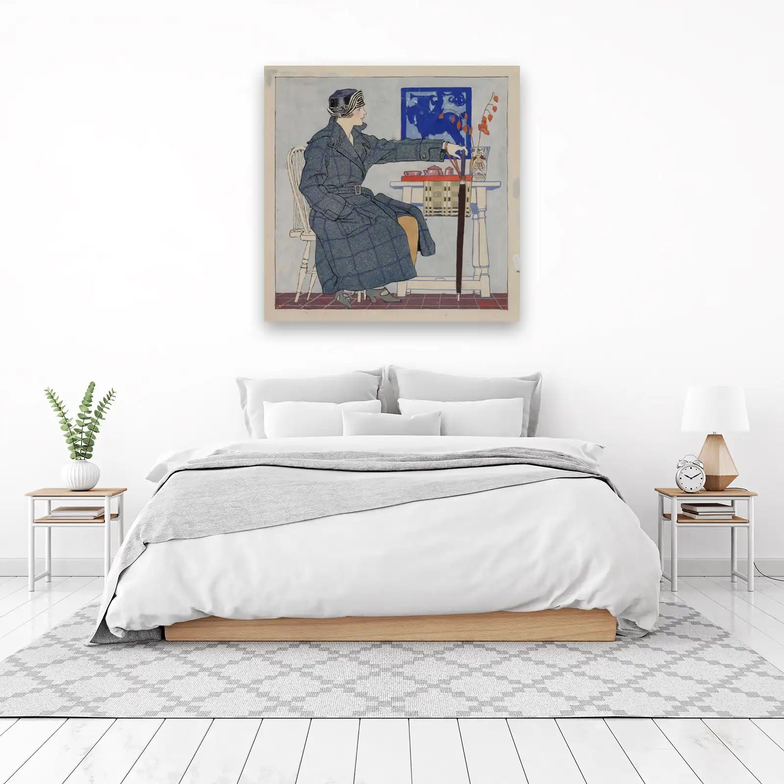 Art Deco Fashion Lady Wall Art