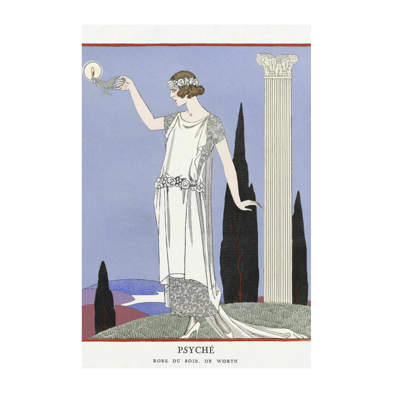 Art Deco Fashion Muse Psyche Wall Art