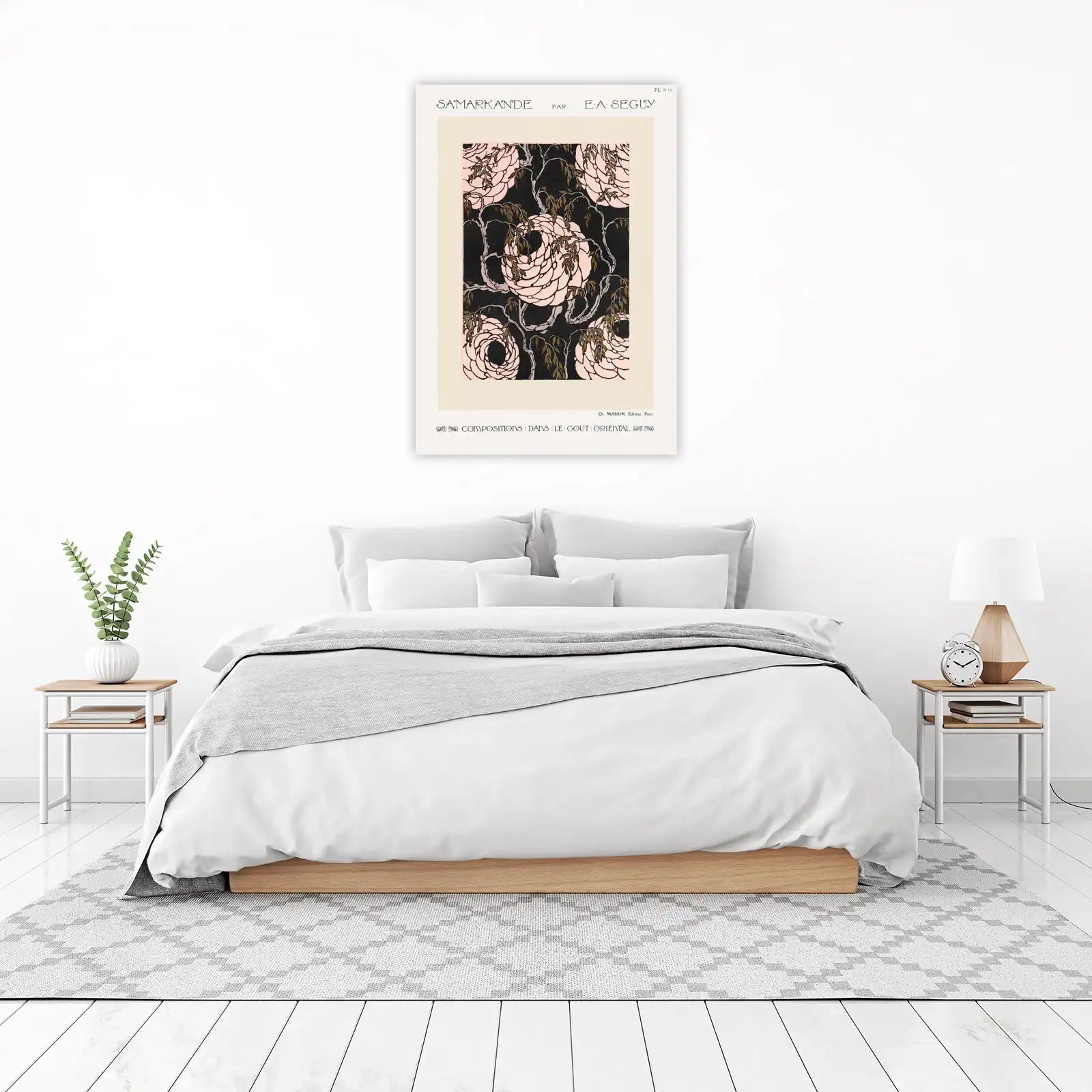 Art Nouveau Floral Samarkande Wall Art