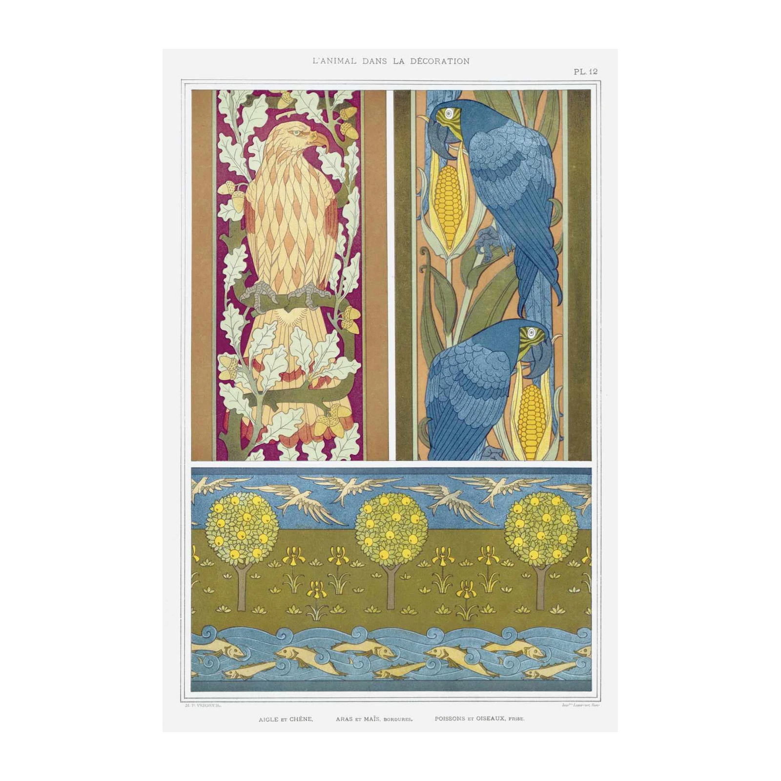 Art Nouveau Animal & Nature Wall Art