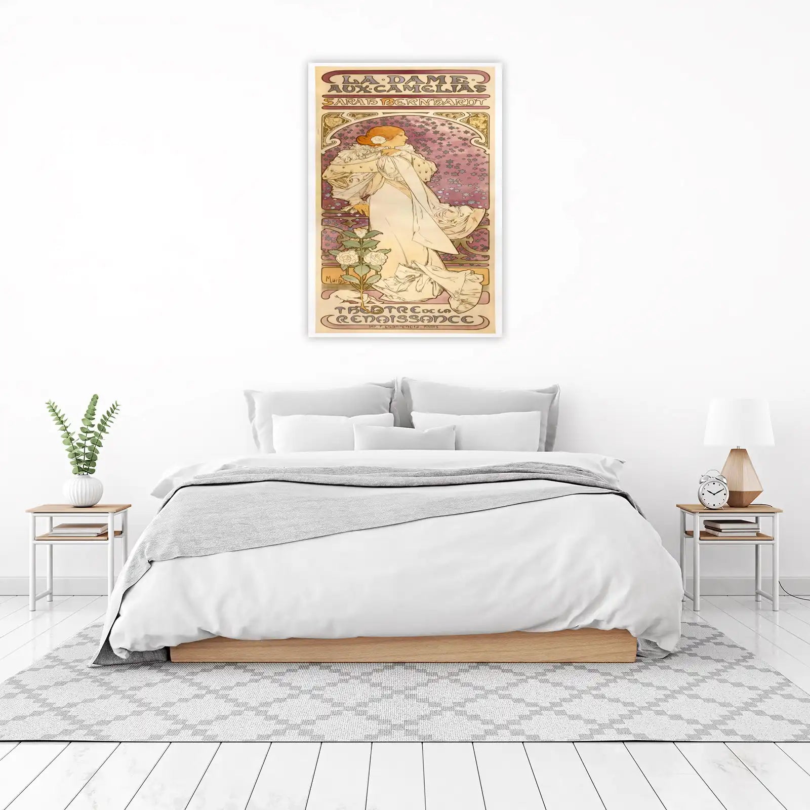 Art Nouveau Sarah Bernhardt La Dame Aux Camelias Wall Art