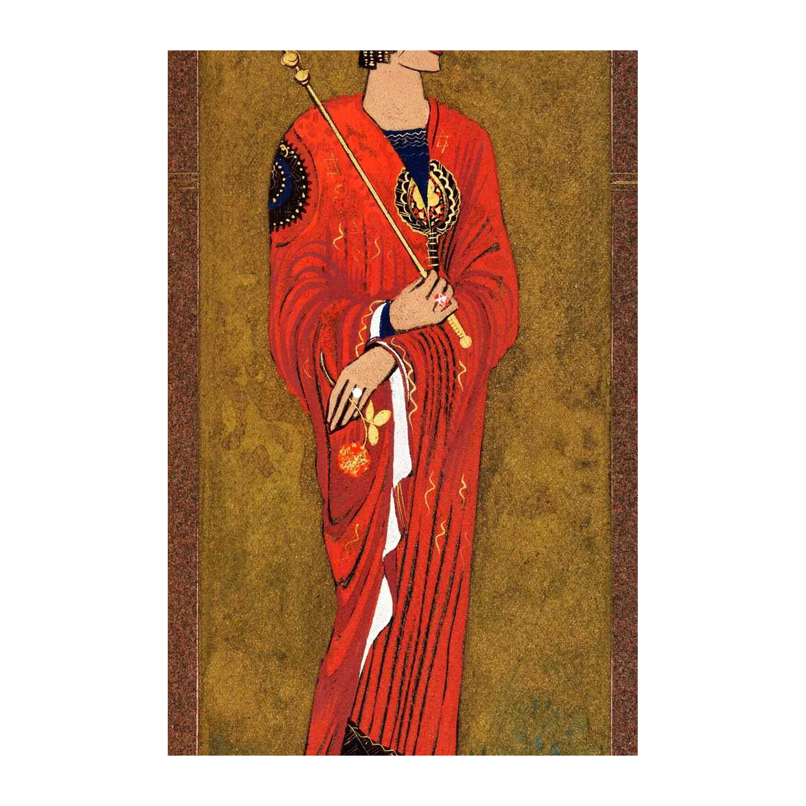 Regal Figure Art Deco Wall Art