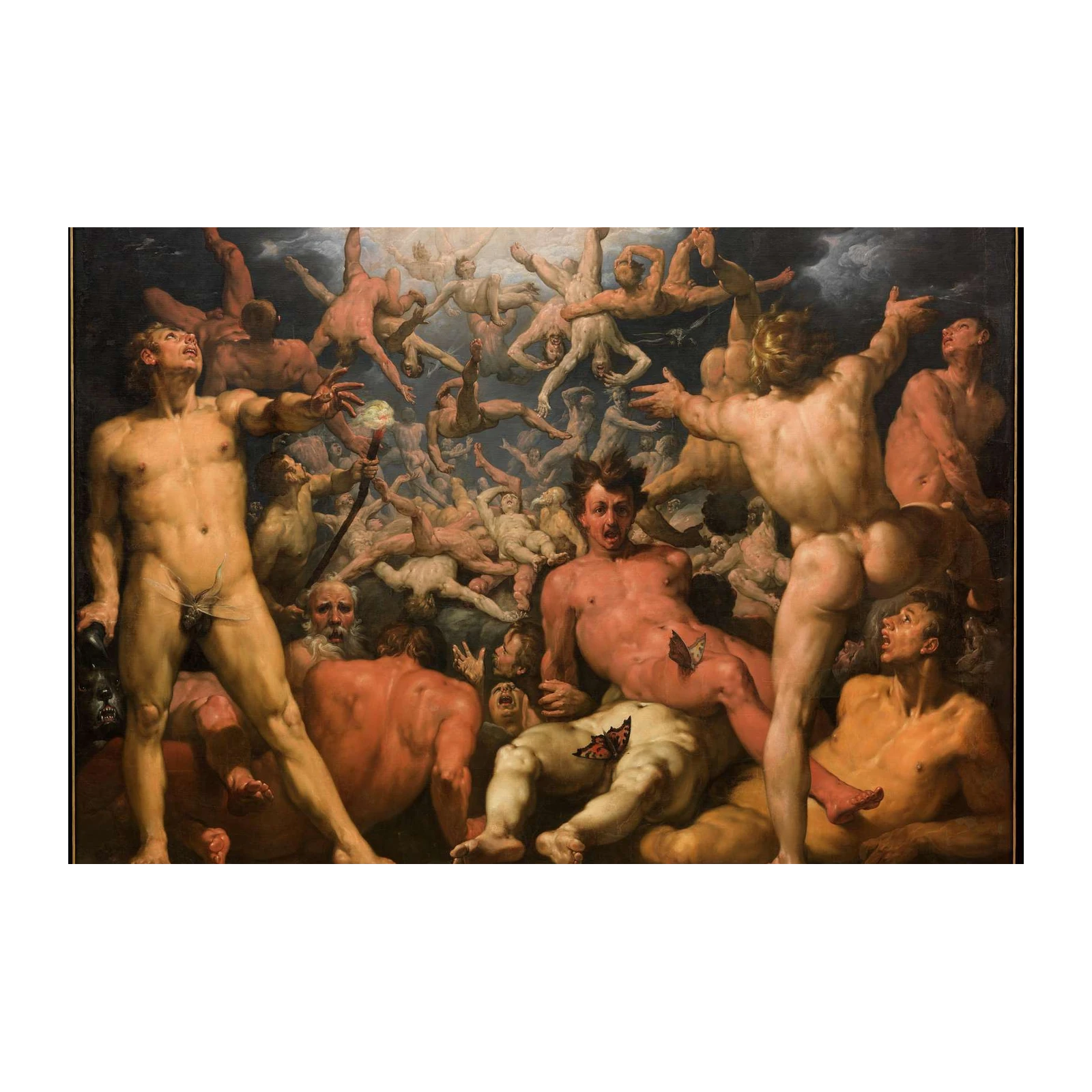 The Fall of the Damned Wall Art
