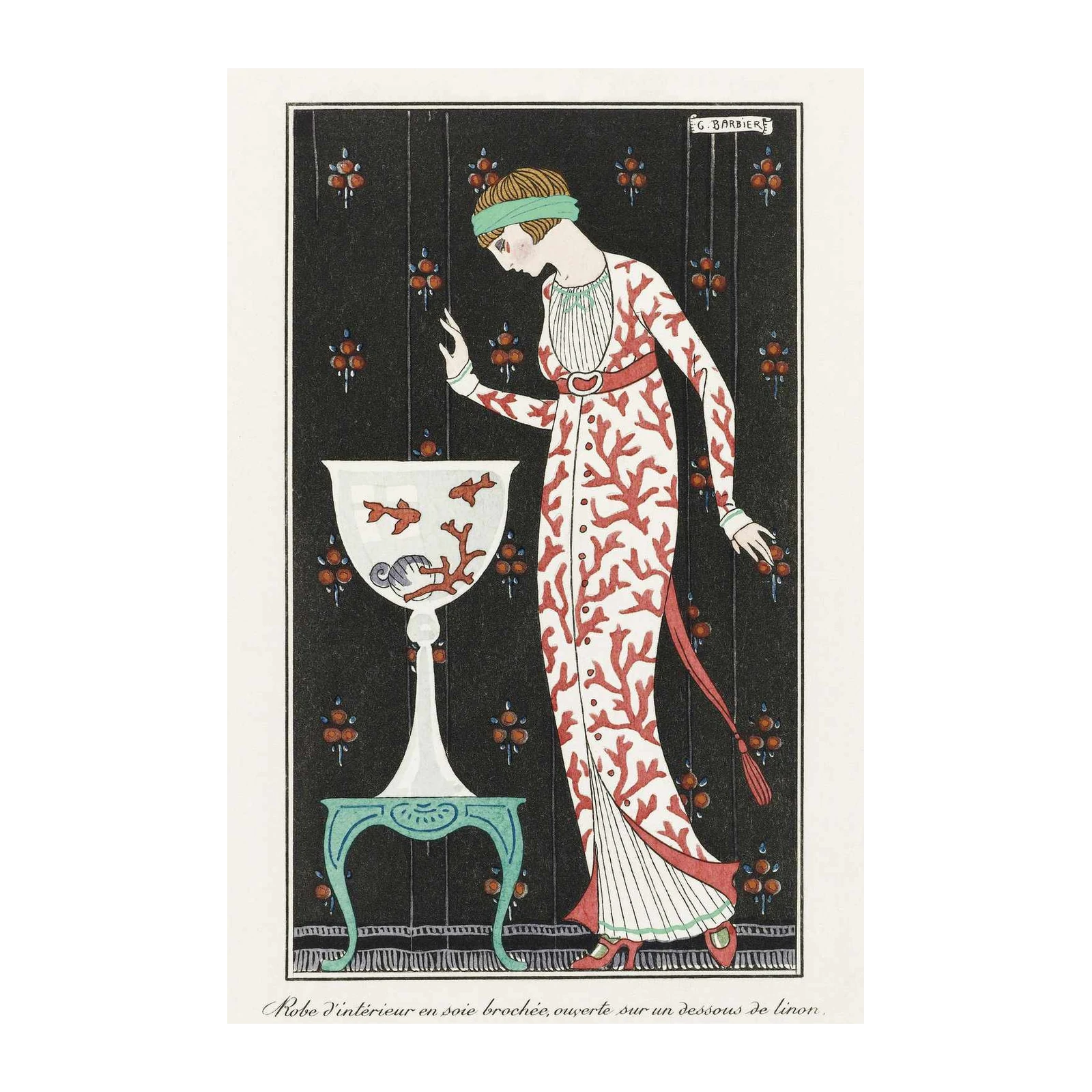 Art Deco Coral Dream Wall Art