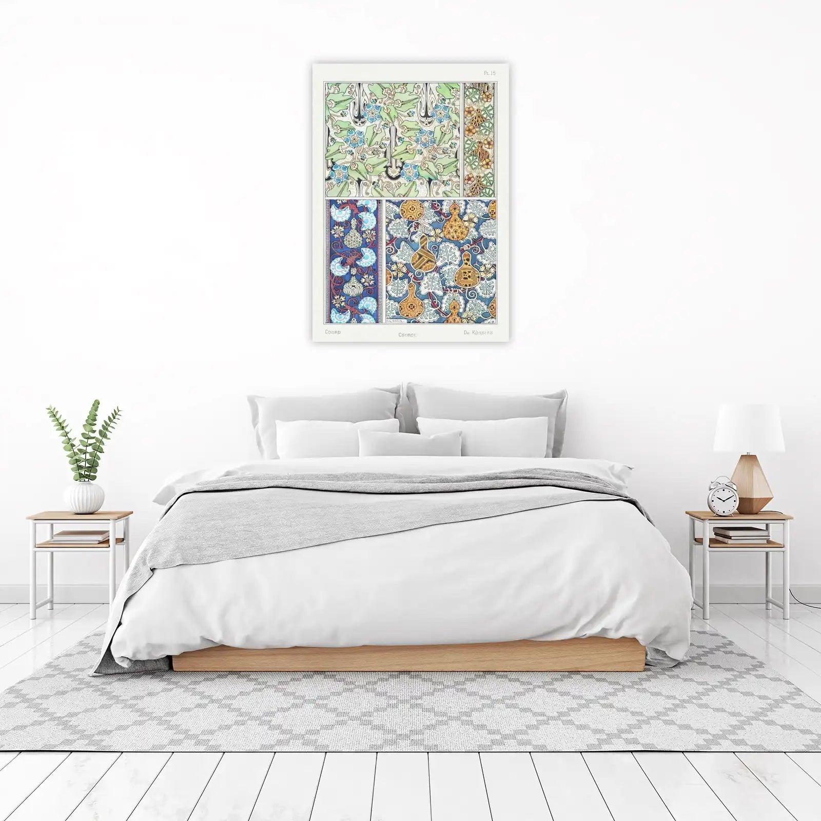 Vintage Botanical Art Nouveau Wall Art