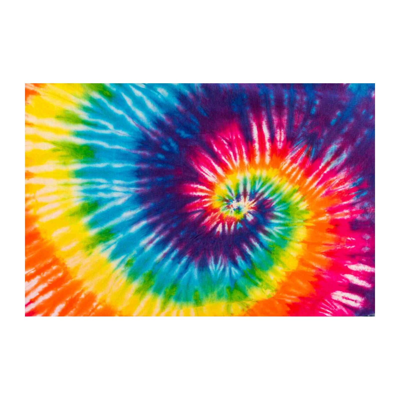 Vibrant Rainbow Tie-Dye Wall Art