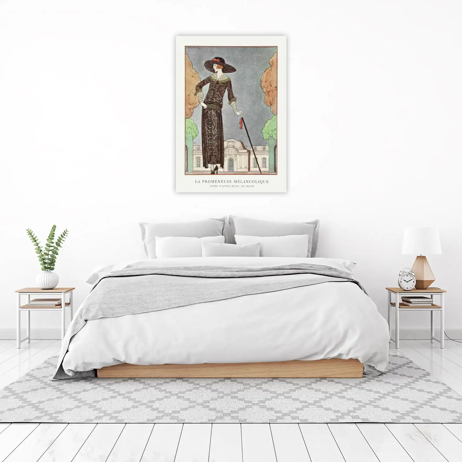 Art Deco Fashion "La Promeneuse" Wall Art
