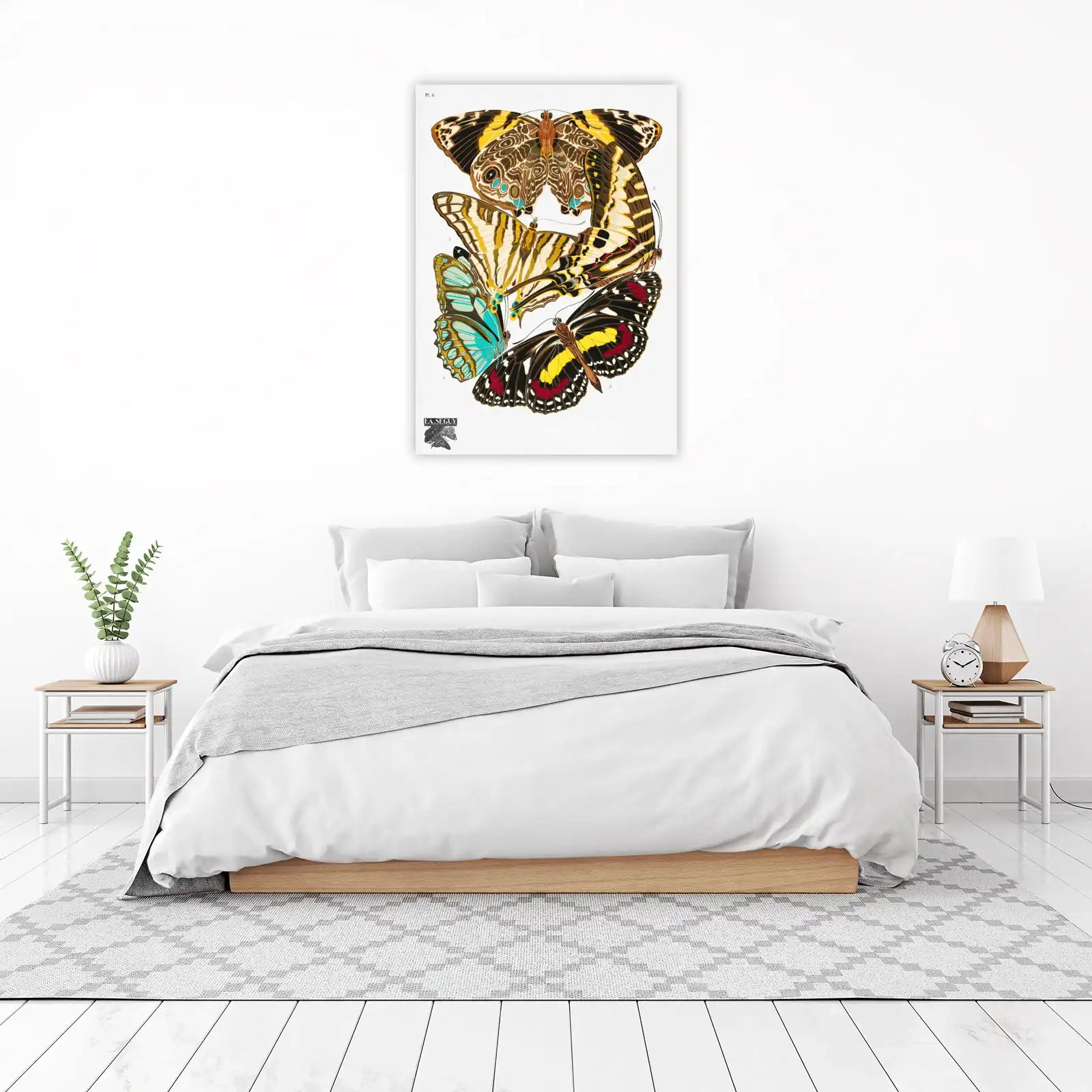 Vintage Butterfly Art Wall Art